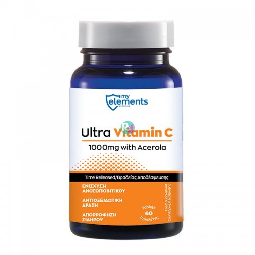 My Elements Ultra Vitamin C 1000mg With Acerola 60 Tablets
